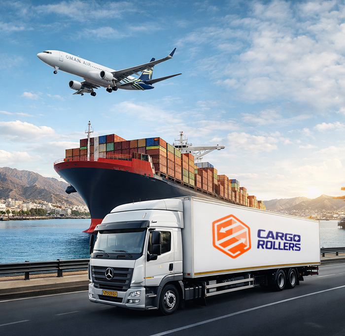 Air freight cargo plane